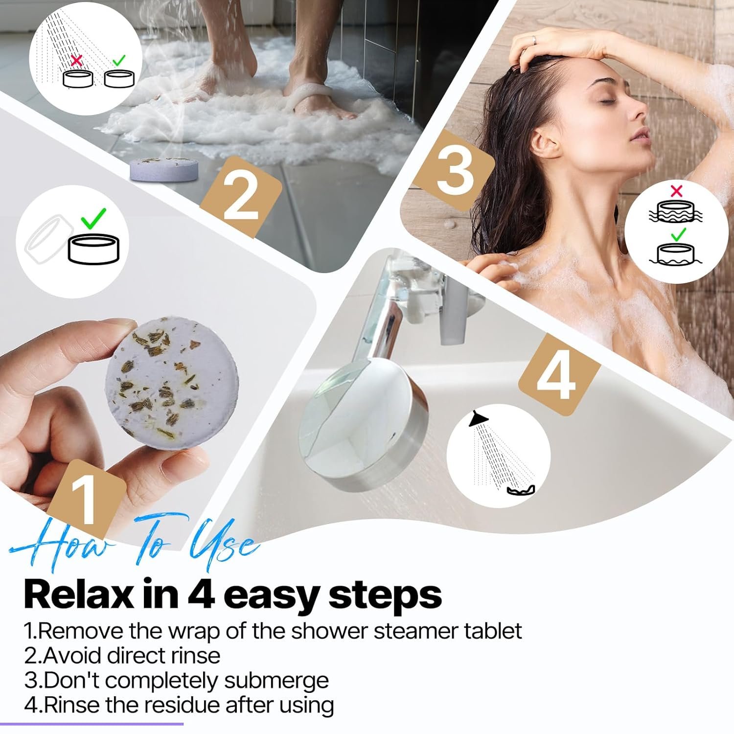 Shower Steamers Aromatherapy Birthday Gifts for Wo... - Image 8