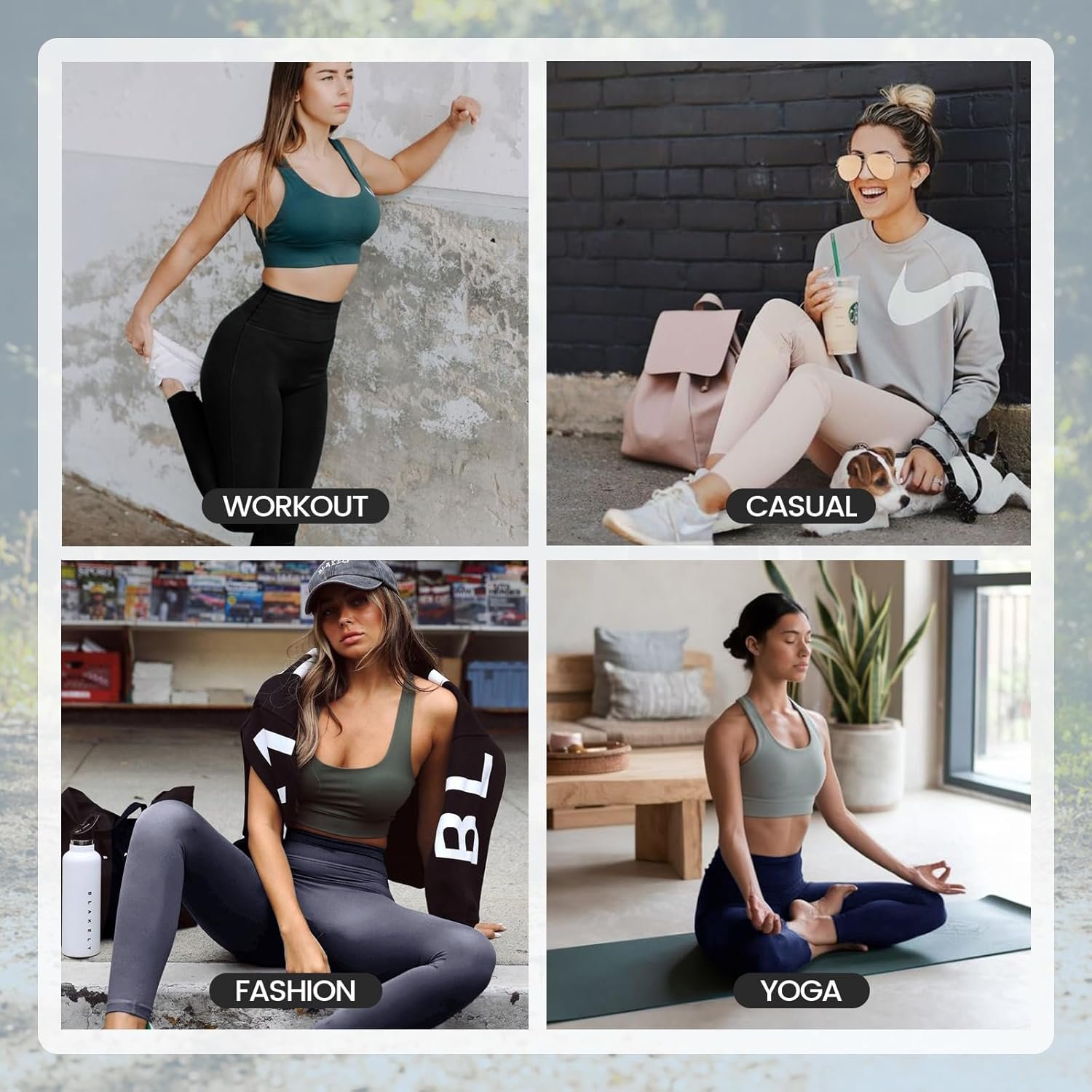 High Waisted Leggings for Women - No See Through T... - Image 5