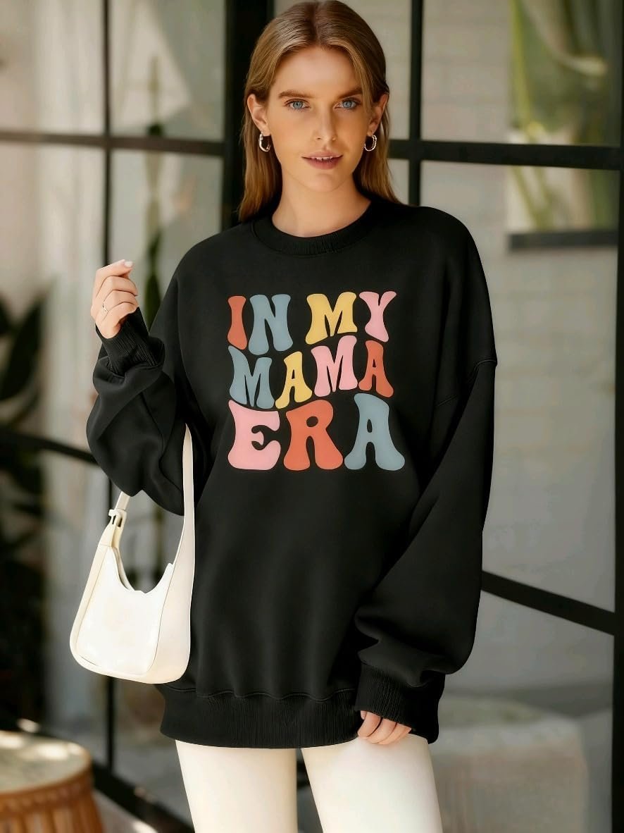 Mama Sweatshirt for Women In My Mama Era Shirts Ov... - Image 4