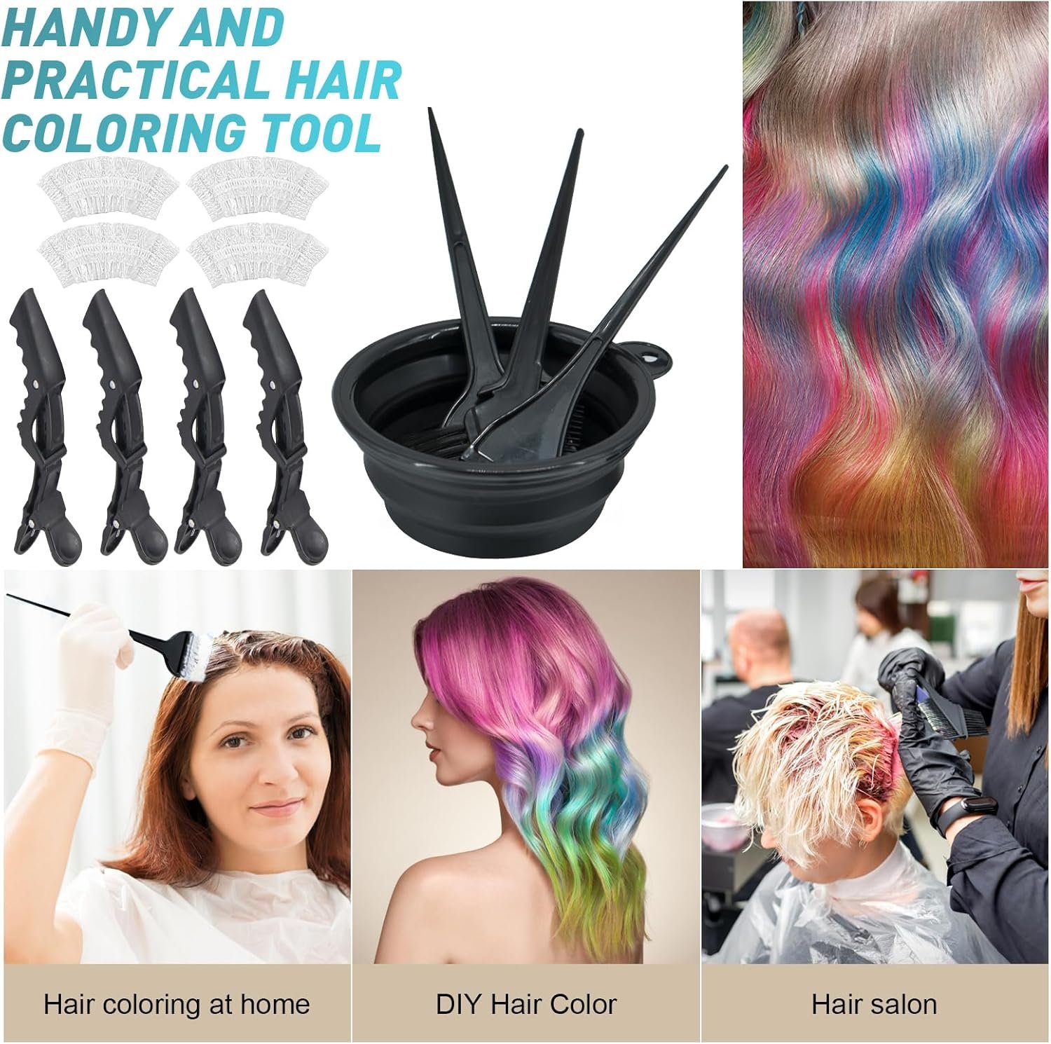 12 Pcs Hair Bleach Kit Professional Hair Coloring ... - Image 5