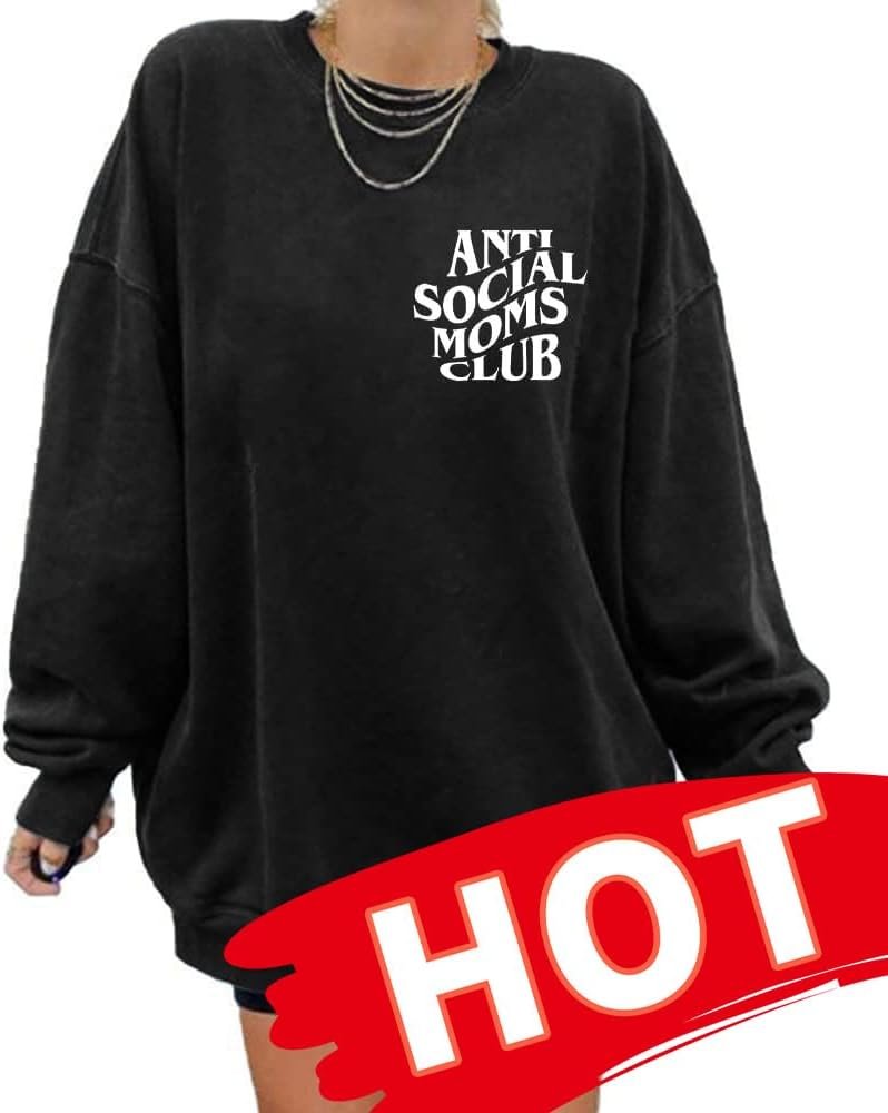 LOTUCY Crewneck Mama Sweatshirt Women Round Neck C... - Image 7