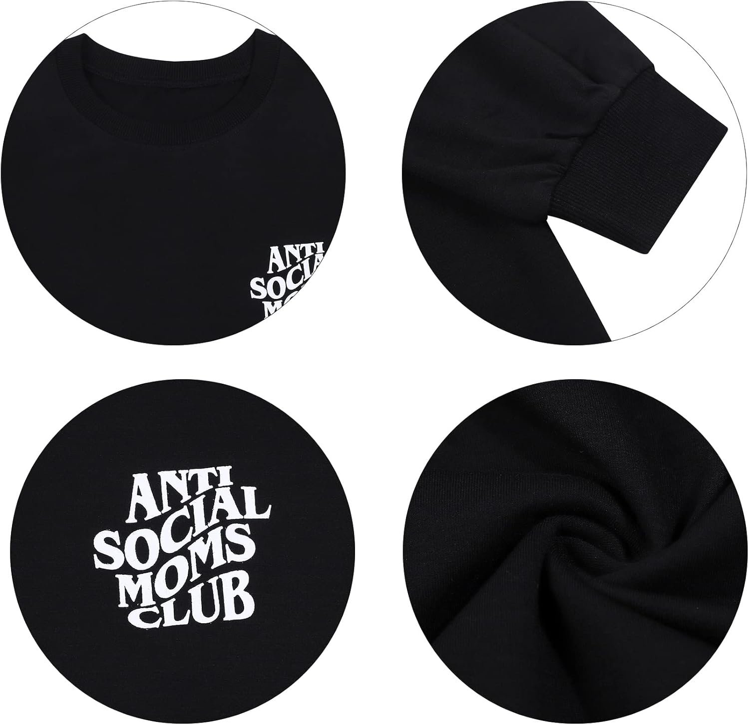 LOTUCY Crewneck Mama Sweatshirt Women Round Neck C... - Image 6