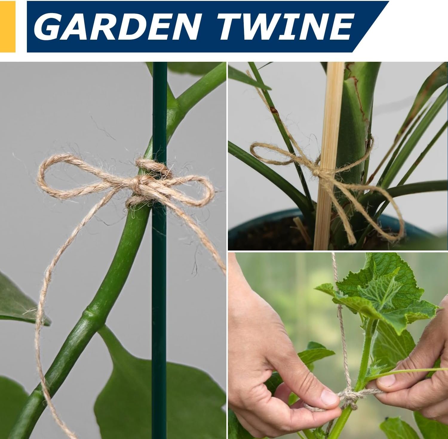 Vanhench 805FT Natural Jute Twine String, Bulk Hem... - Image 8