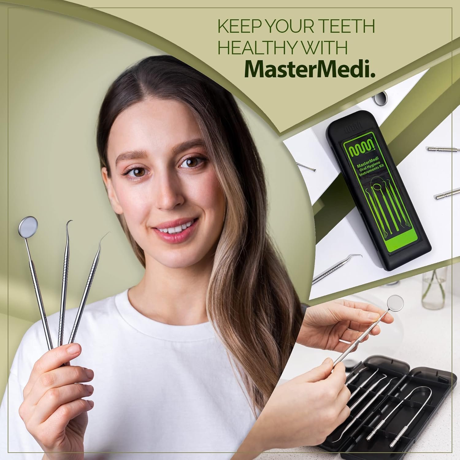 6 Pack Dental Tools Teeth Cleaning Kit, Plaque Tar... - Image 6