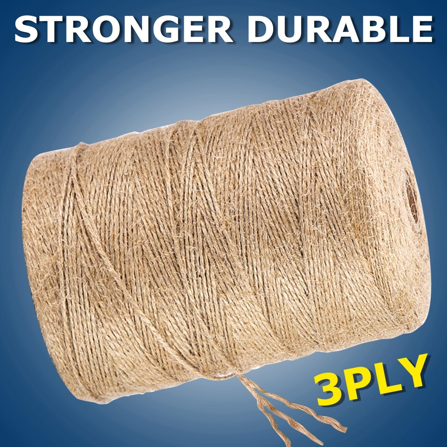 Vanhench 805FT Natural Jute Twine String, Bulk Hem... - Image 5