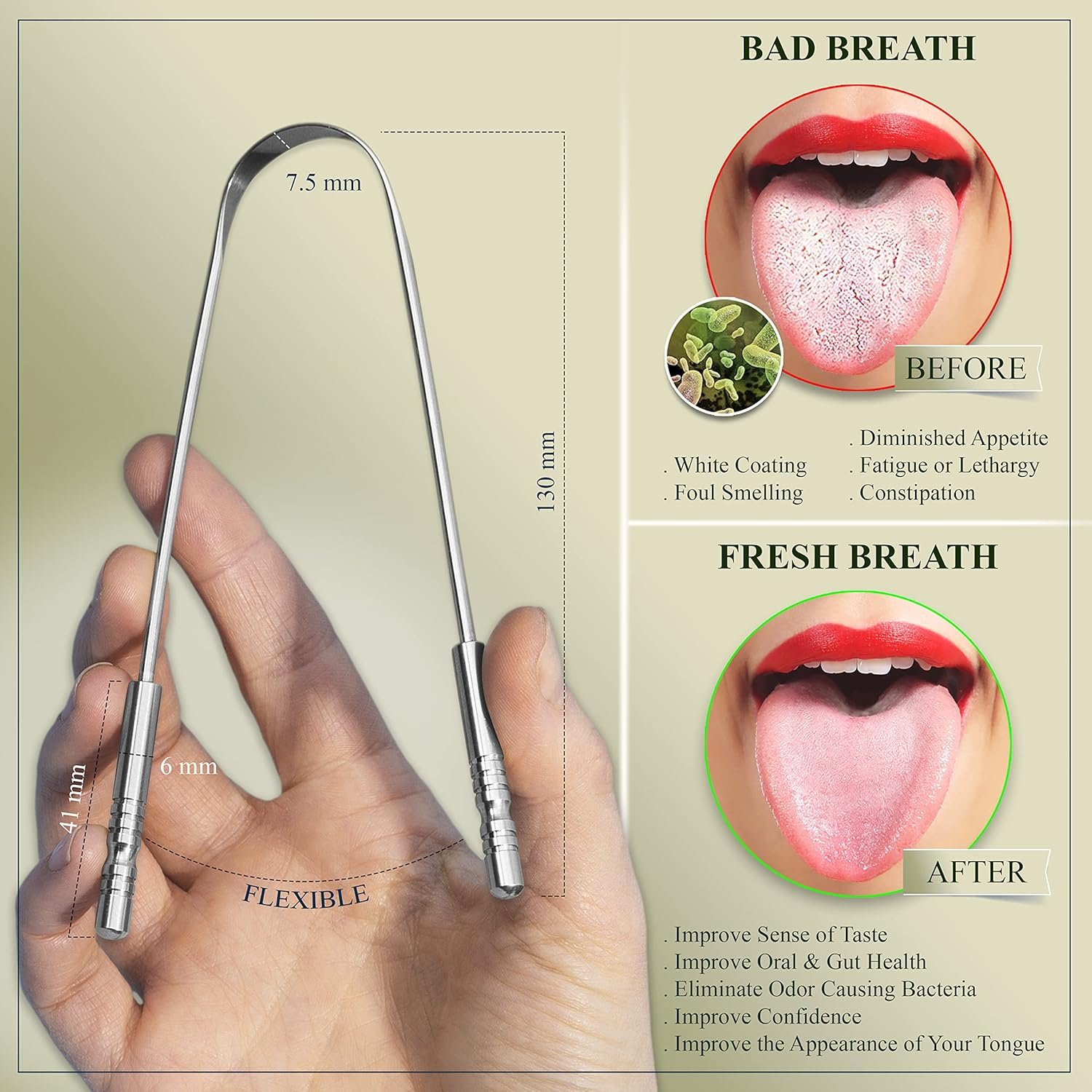 6 Pack Dental Tools Teeth Cleaning Kit, Plaque Tar... - Image 5