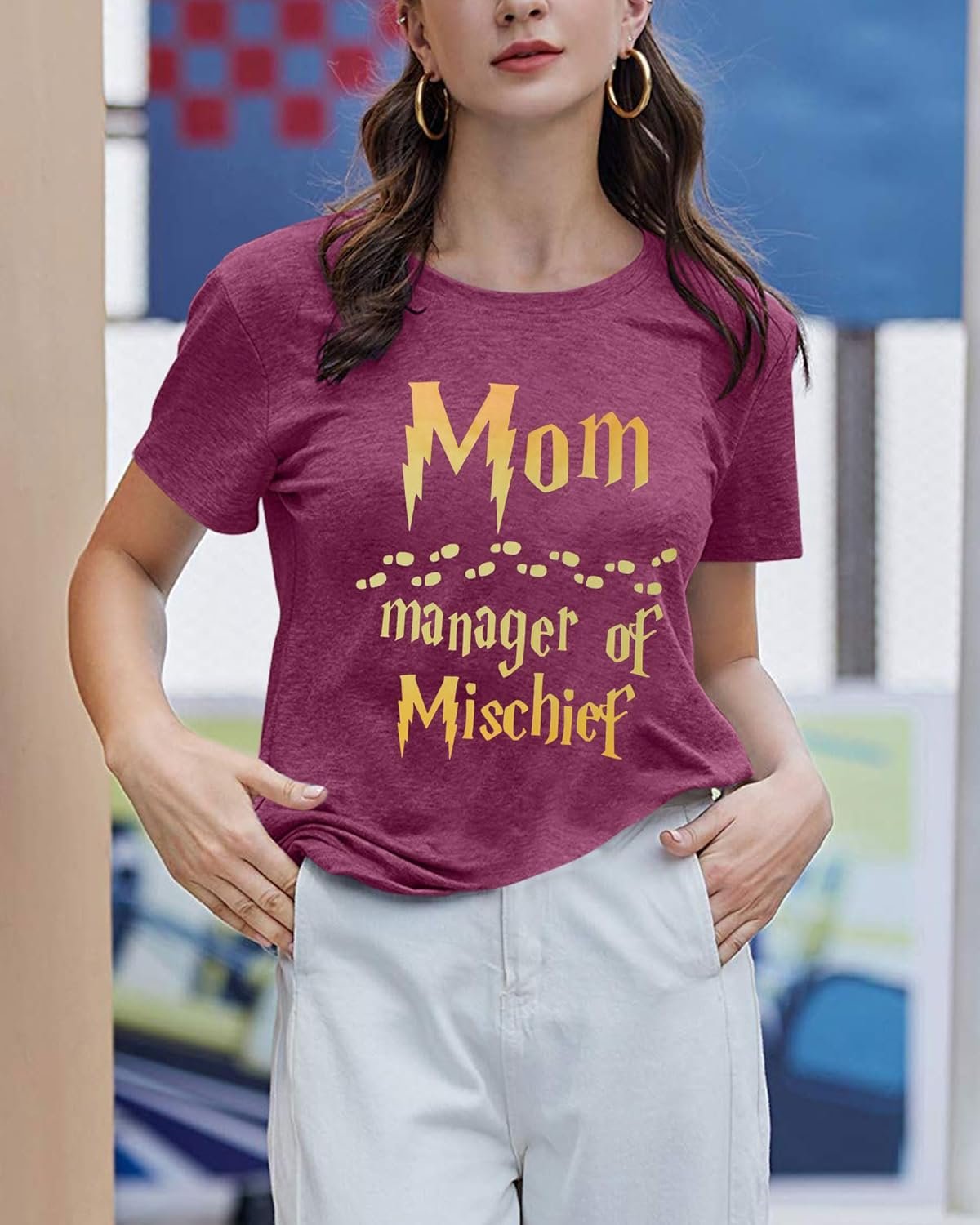 Women Funny Mom T Shirt Manager Shirt Mom Life Tee... - Image 5