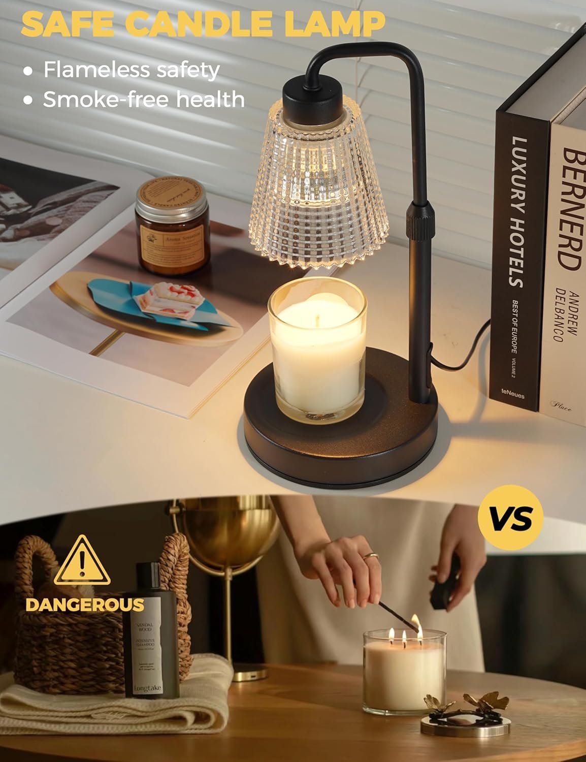 Candle Warmer Lamp with Timer Dimmable, Birthday G... - Image 3